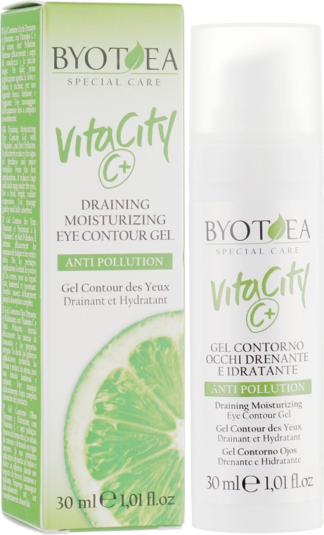 Увлажняющий витаминный гель для контура глаз - Byotea VitaCity C+ Draining Moisturizing Eye Contour Gel