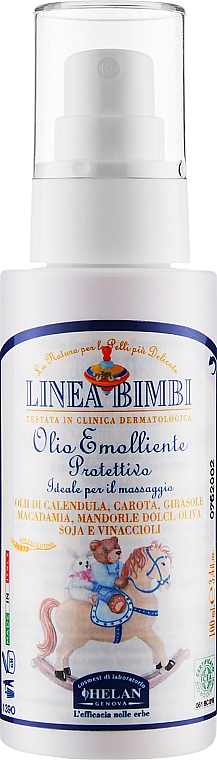 Дитяча пом'якшувальна захисна олія - Helan Linea Bimbi Softening Protective Oil — фото N1