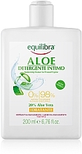 Зволожувальний гель для інтимної гігієни - Equilibra Aloe Moisturizing Cleanser For Personal Hygiene — фото N2