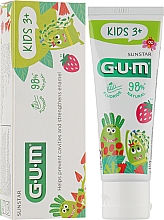 Зубна паста-гель для дітей, зі змаком полуниці - G.U.M Kids Monster — фото N2
