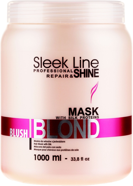 Маска для волосся - Stapiz Sleek Line Blush Blond Mask — фото N2