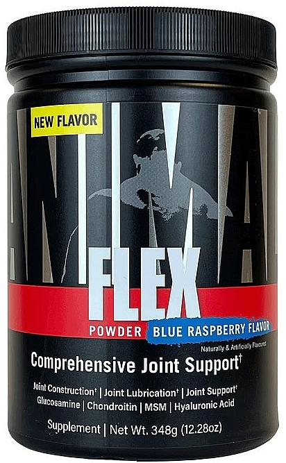 Харчова добавка для підтримки суглобів, блакитна малина - Universal Nutrition Animal Flex Powder — фото N1