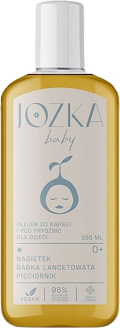Детское масло для ванны и душа - Jozka Baby — фото N1
