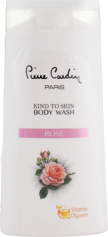 Гель для душа с экстрактом розы - Pierre Cardin Kind To Skin Rose Body Wash