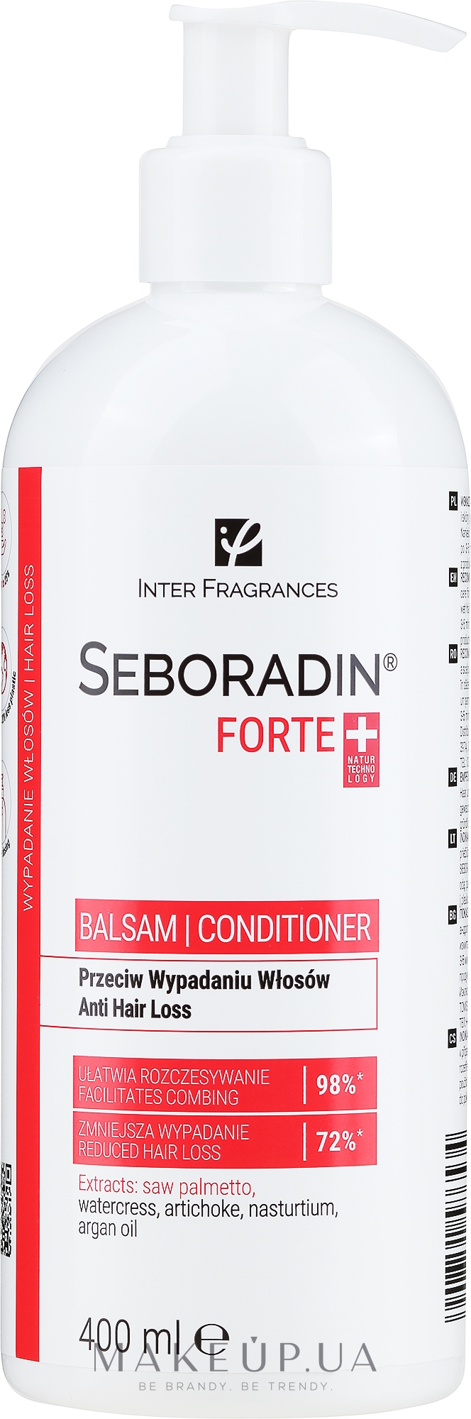 Кондиционер против выпадения волос - Seboradin Forte Anti Hair Loss Conditioner — фото 400ml