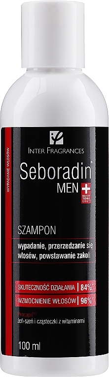 Шампунь від випадіння волосся для чоловіків - Seboradin Men Hair Loss Shampoo — фото N1