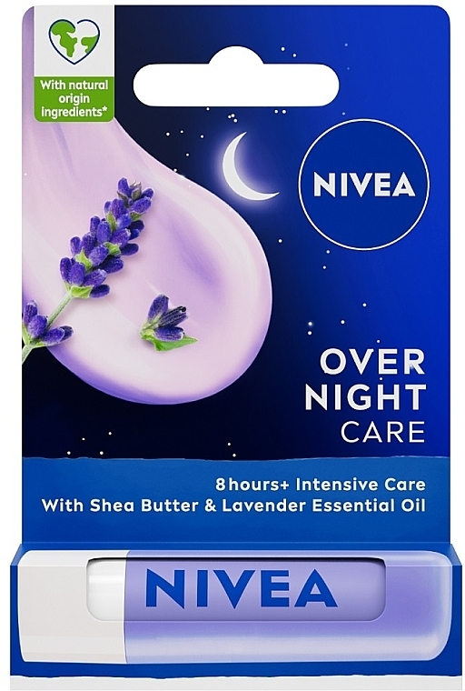 Ночной бальзам для губ - Nivea Over Night Care Lipstick — фото N1