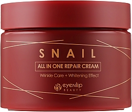 УЦІНКА Багатофункційний равликовий крем для обличчя - Eyenlip Snail All In One Repair Cream * — фото N5