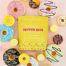 Набір мінігубок, 4 шт. - Spongelle Confection Mini Buffer Bits Jasmine Brulee — фото N3