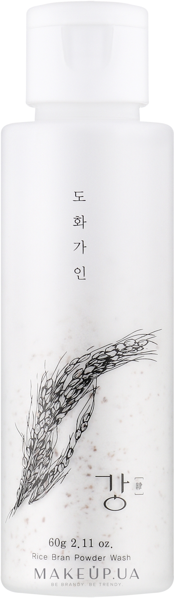 Средство для умывания на основе порошка рисовых отрубей - House of Dohwa Rice Bran Powder Wash — фото 60g