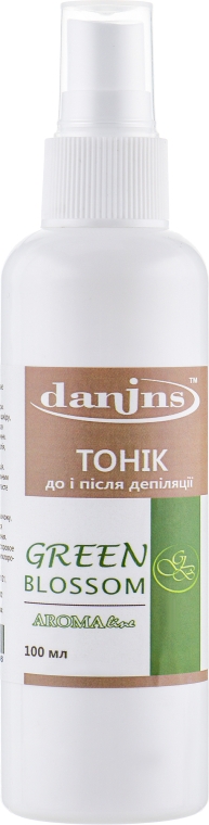 Тоник парфюмированный для депиляции "Green Blossom" - Danins AromaLine — фото N1