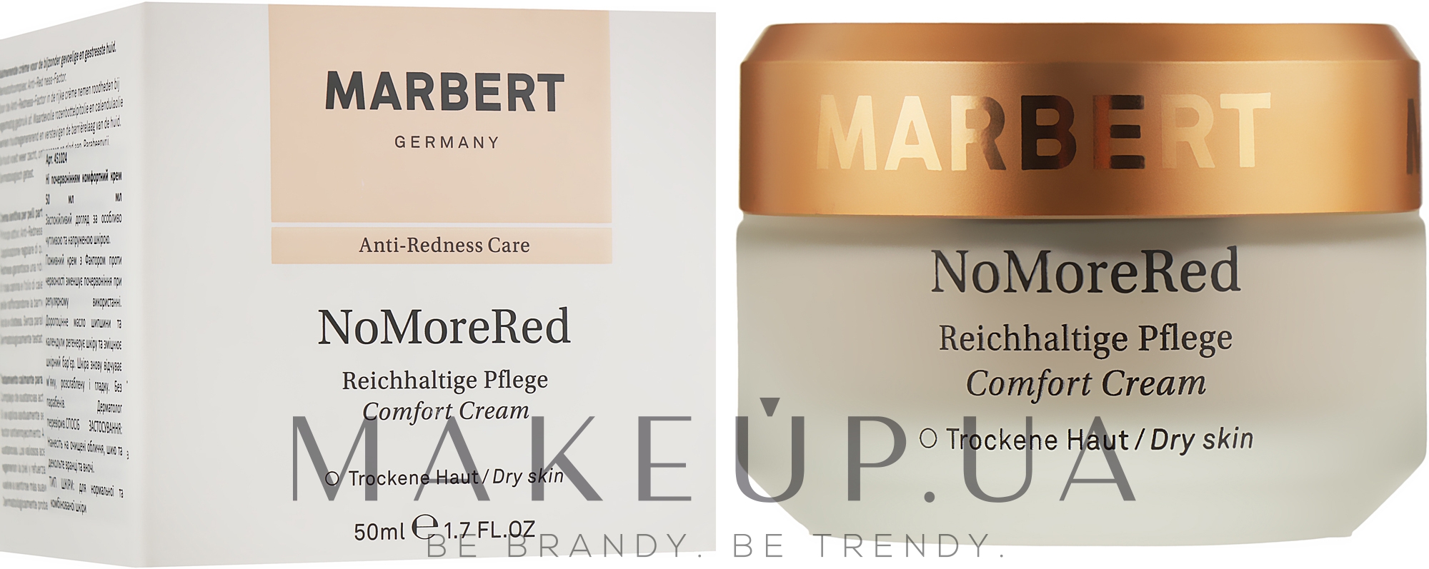 Успокаивающий крем для лица - Marbert No More Red Anti-Redness Cream- rich — фото 50ml