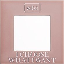 Парфумерія, косметика Футляр для косметики - Wibo I Choose What I Want Empty Case