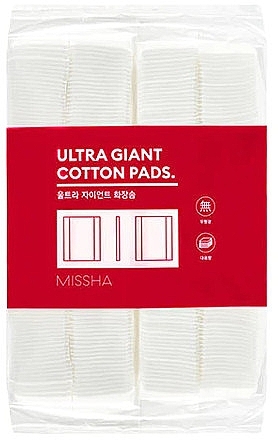 Серветки великі косметичні, 400 шт. - Missha Ultra Giant Cotton Pads — фото N1