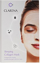 Парфумерія, косметика Тонізувальна нічна маска з колагеном - Clarena Sleeping Collagen Mask (пробник)