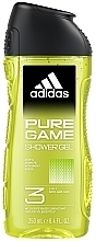 Гель для душу - Adidas Pure Game Hair & Body Shower Gel — фото N2