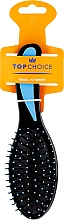 Духи, Парфюмерия, косметика Расческа для волос овальная, 2014, черно-голубая - Top Choice