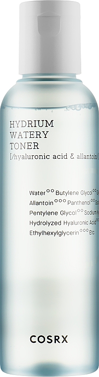 Увлажняющий тонер - Cosrx Hydrium Watery Toner — фото N4