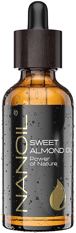 Масло миндальное - Nanoil Body Face and Hair Sweet Almond Oil — фото N1