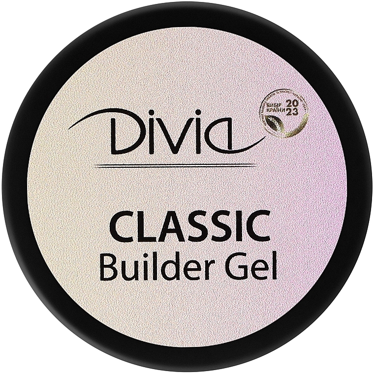 Гель для нарощування нігтів - Divia Classic Builder Gel Clear — фото N3