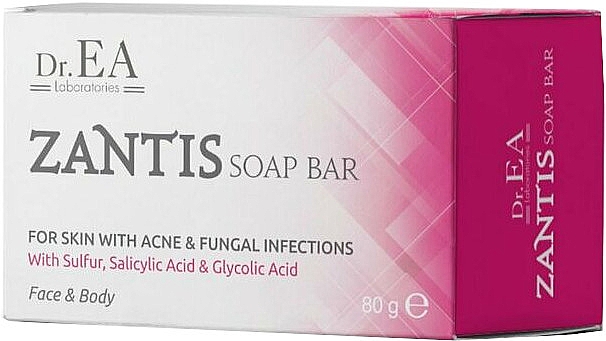 Мыло для кожи с акне - Dr.EA Zantis Soap Bar — фото N1