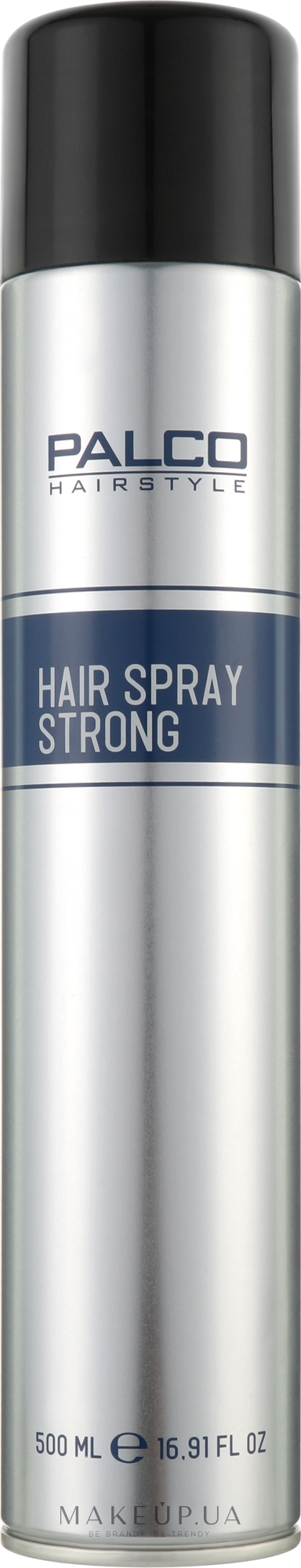 Лак для волосся сильної фіксації - Palco Professional Hairstyle Hair Spray Strong — фото 500ml