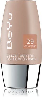 Тональный крем с матирующим эффектом - BeYu Velvet Mat Foundation — фото 29 - Light Khaki