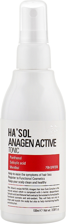 Тоник для стимулирования роста и укрепления волос - Hasol Anagen Active Tonic