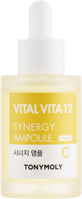 Ампульна есенція синергетична з вітаміном С - Tony Moly Vital Vita 12 Synergy Ampoule — фото N2