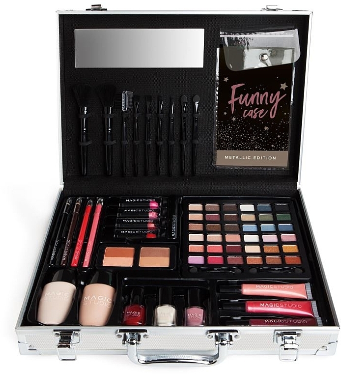 Набор для макияжа в кейсе, 57 продуктов - Magic Studio Colorful Funny Case — фото N1