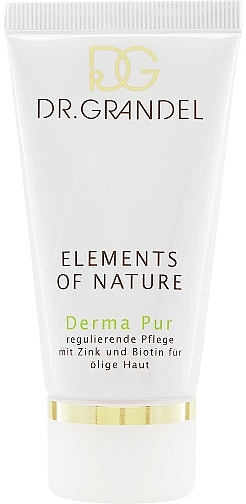 Легкий, регулювальний крем для жирної шкіри обличчя - Dr. Grandel Elements of Nature Derma Pur — фото N1