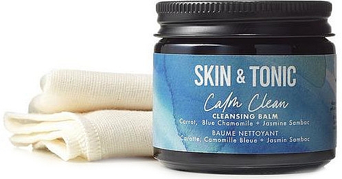 Набір - Skin&Tonic Calm Clean Cleansing Set (balm/50g + napkin/1pcs) — фото N1