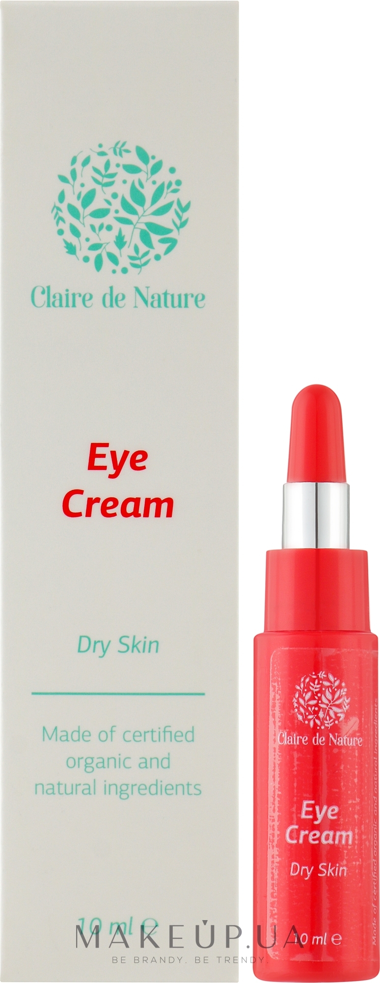Крем для сухой кожи вокруг глаз - Claire de Nature Eye Cream For Dry Skin — фото 10ml