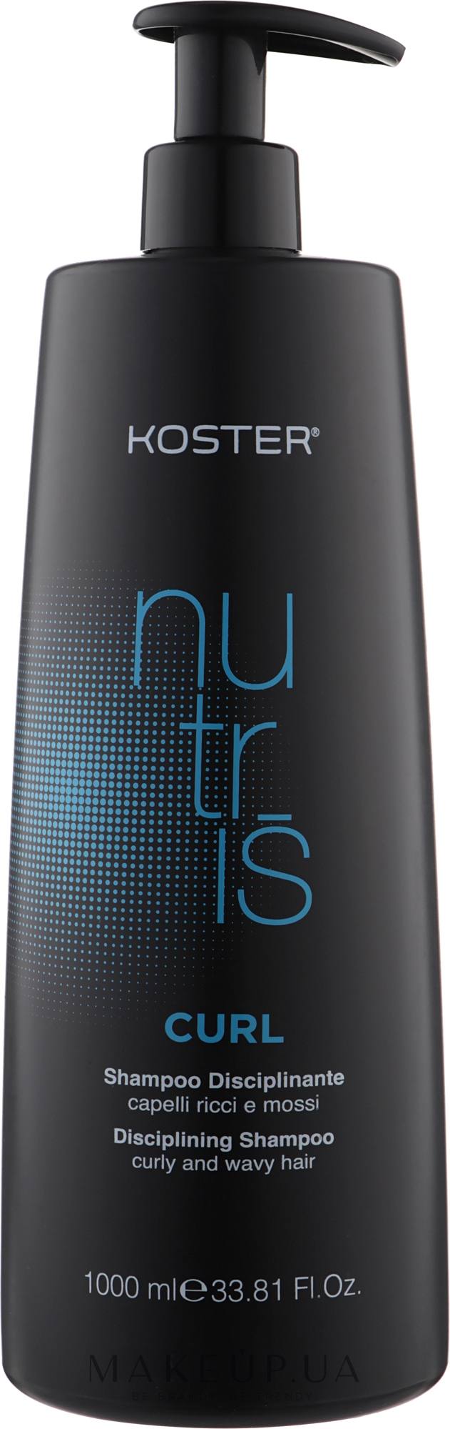 Шампунь для кучерявого й хвилястого волосся - Koster Nutris Curl Disciplining Shampoo — фото 1000ml