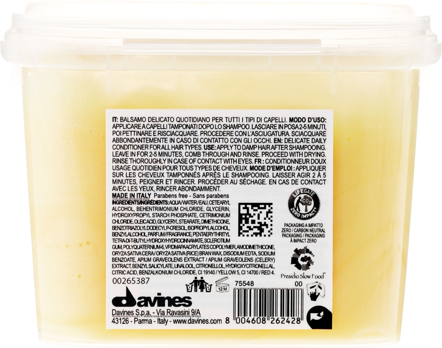 Делікатний кондиціонер - Davines Essential Haircare Dede Delicate Air Conditioning — фото N2