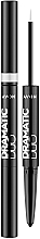 Олівець та підводка для очей 2 в 1 - Avon Dramatic Duo 2 In 1 Pencil And Liquid Eyeliner — фото N1