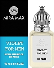 Mira Max Violet For Men - Парфюмированное масло для мужчин — фото N2