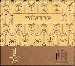Paco Rabanne 1 Million - Набор (edt/100ml + deo/150ml + edt/mini/10ml) — фото N1
