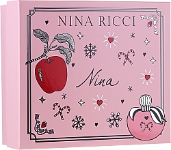 Nina Ricci Nina - Набор (edt/50ml + lipstick/2.5g) — фото N1