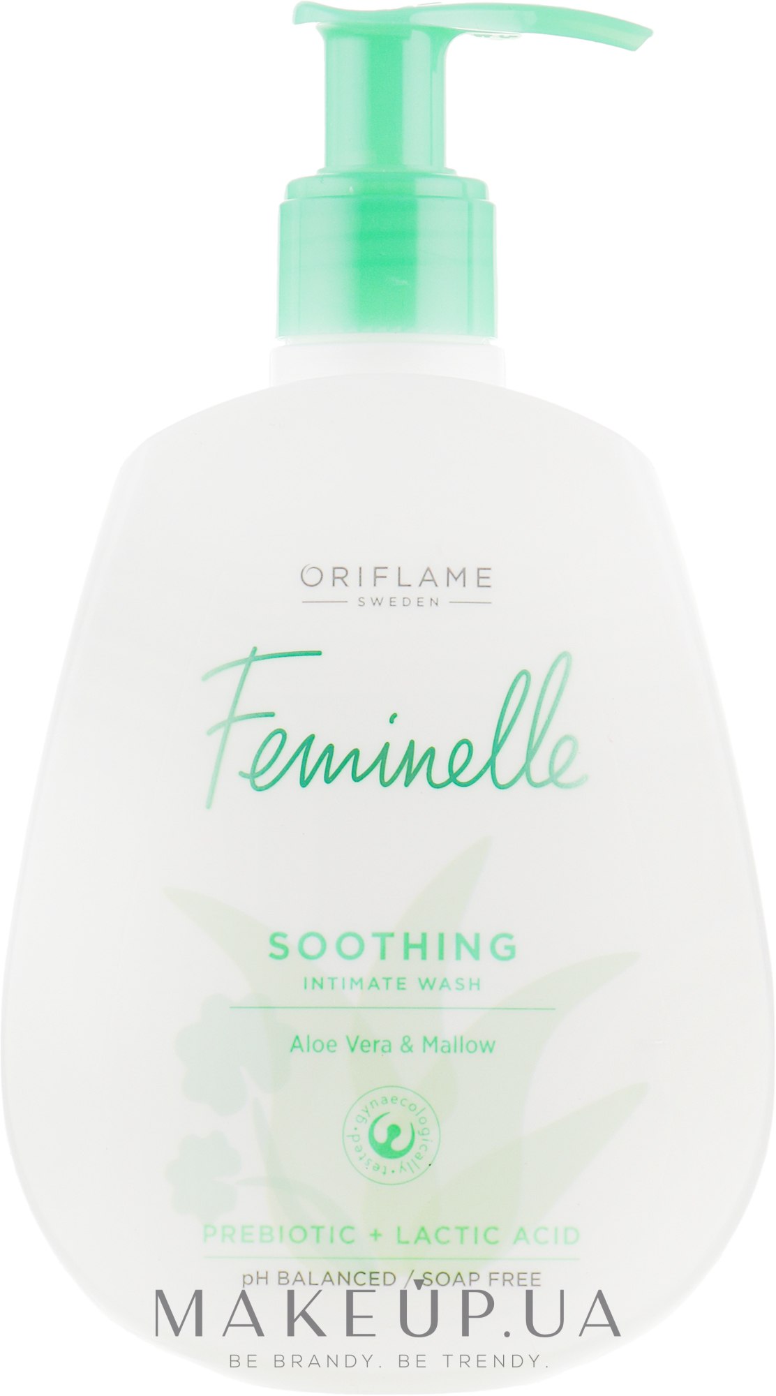 Успокаивающий гель для интимной гигиены "Алоэ вера и мальва" - Oriflame Feminelle Soothing Intimate Wash — фото 300ml
