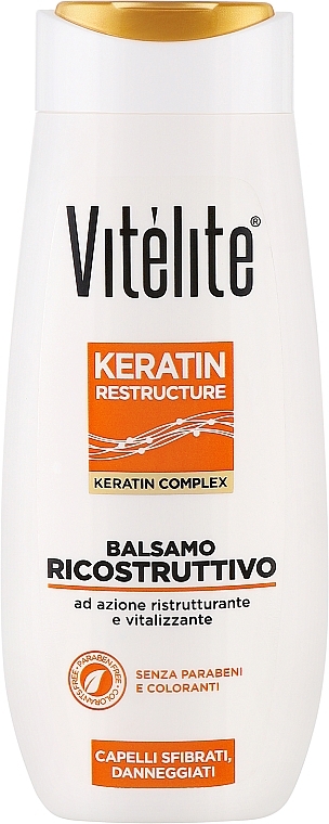 Відновлюючий кондиціонер для волосся з кератином - Vitelite Hair Conditioner — фото N1