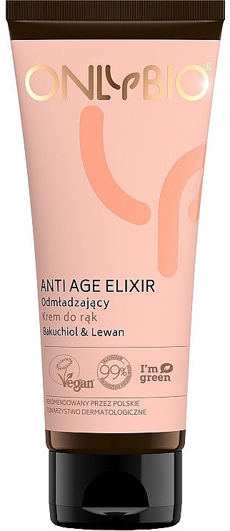 Антивозрасной крем для рук - Only Bio Anti Age Elixir Rejuvenating Hand Cream — фото N1