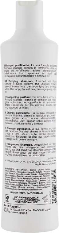 Шампунь против перхоти - Fanola Anti-dandruff shampoo — фото N2