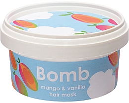 Духи, Парфюмерия, косметика Маска для волос с манго и ванилью - Bomb Cosmetics Mango & Vanilla Hair Mask