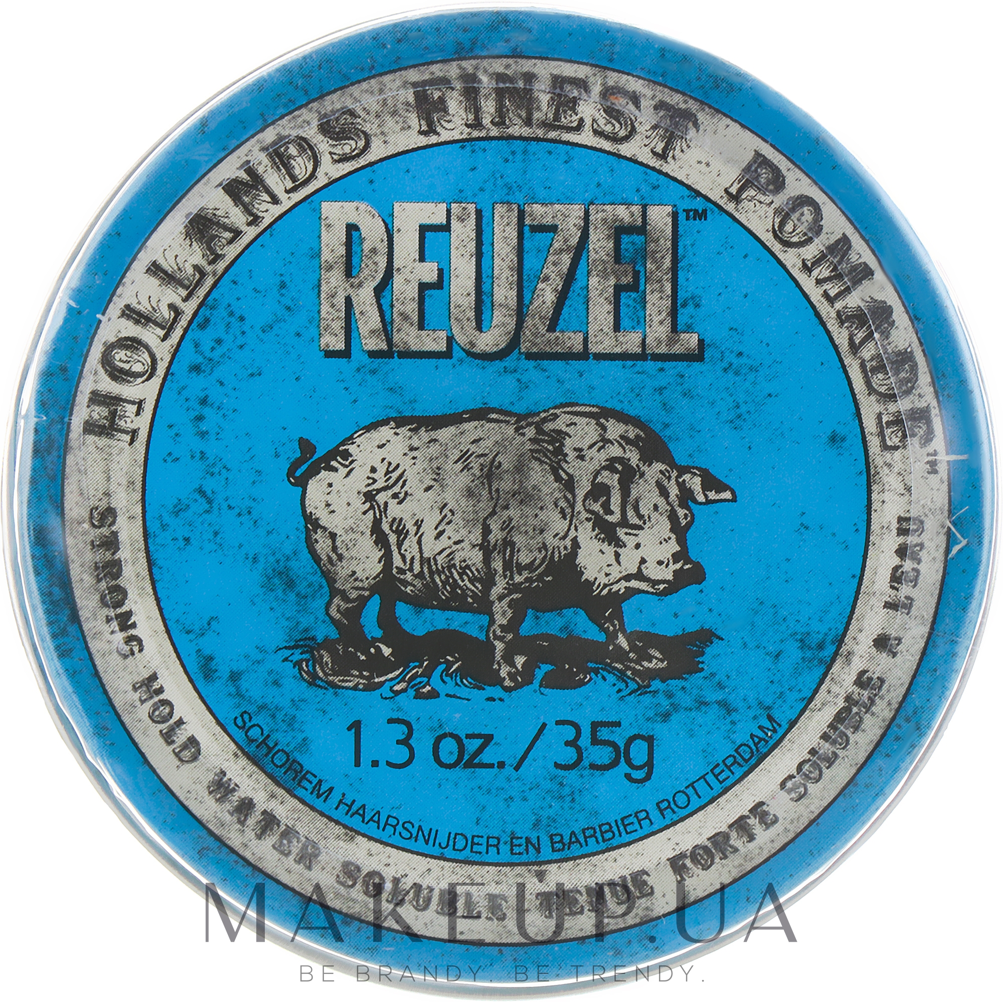 Помада для волос - Reuzel Blue Strong Hold Water Soluble High Sheen Pomade — фото 35g