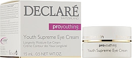 Крем від перших ознак старіння шкіри навколо очей - Declare Pro Youthing Youth Supreme Eye Cream — фото N2