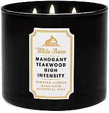 Духи, Парфюмерия, косметика Bath And Body Works Mahogany Teakwood High Intensity 3-Wick Candle - Парфюмированная свеча