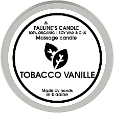 Парфумерія, косметика Масажна свічка "Тютюн і ваніль" - Pauline's Candle Tobacco Vanille Manicure & Massage Candle