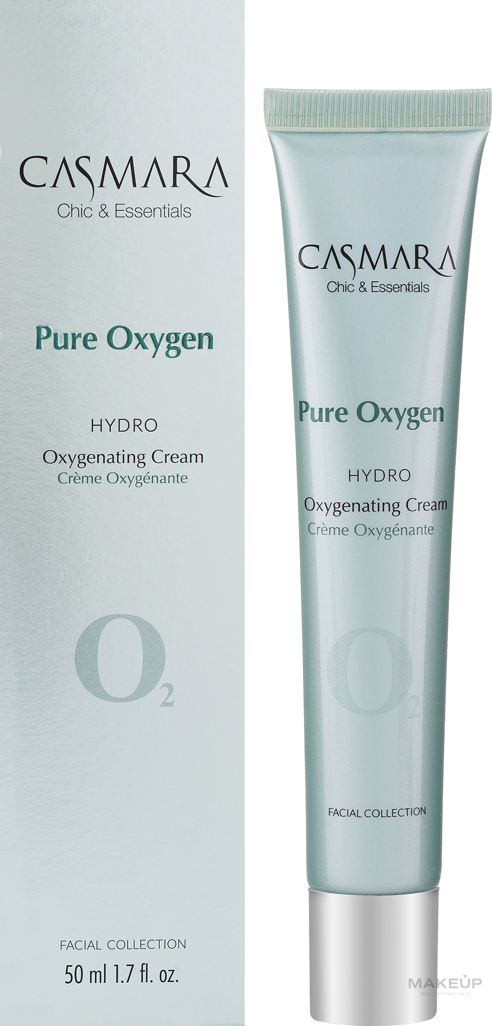 Зволожувальний крем для обличчя - Casmara Pure Oxygen Hydro Oxygenating Cream O2 — фото 50ml