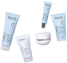 Набор - Alma K. Skin Besties (cleans/gel/75 ml + lip/balm/8 ml + body/butter/50 ml + f/cr/30 ml + h/cr/40 ml) — фото N4